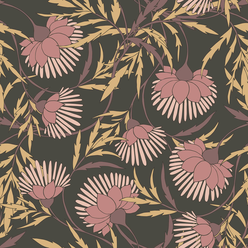 LH900496 - Josephine Wallpaper - Muted Vintage Tones - Lust Home