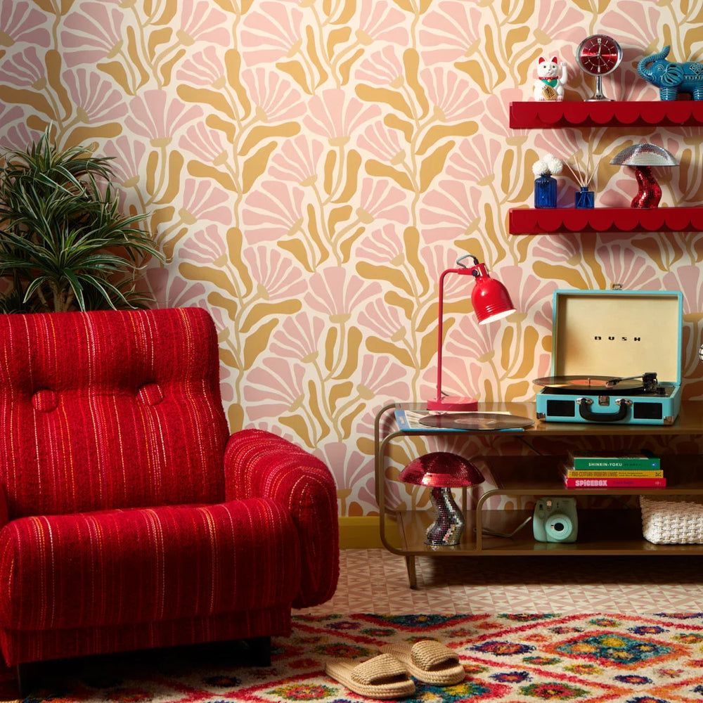 LH900507 - Mad for Matisse Wallpaper - Ballet Pink & Barefoot in Bali - Lust Home