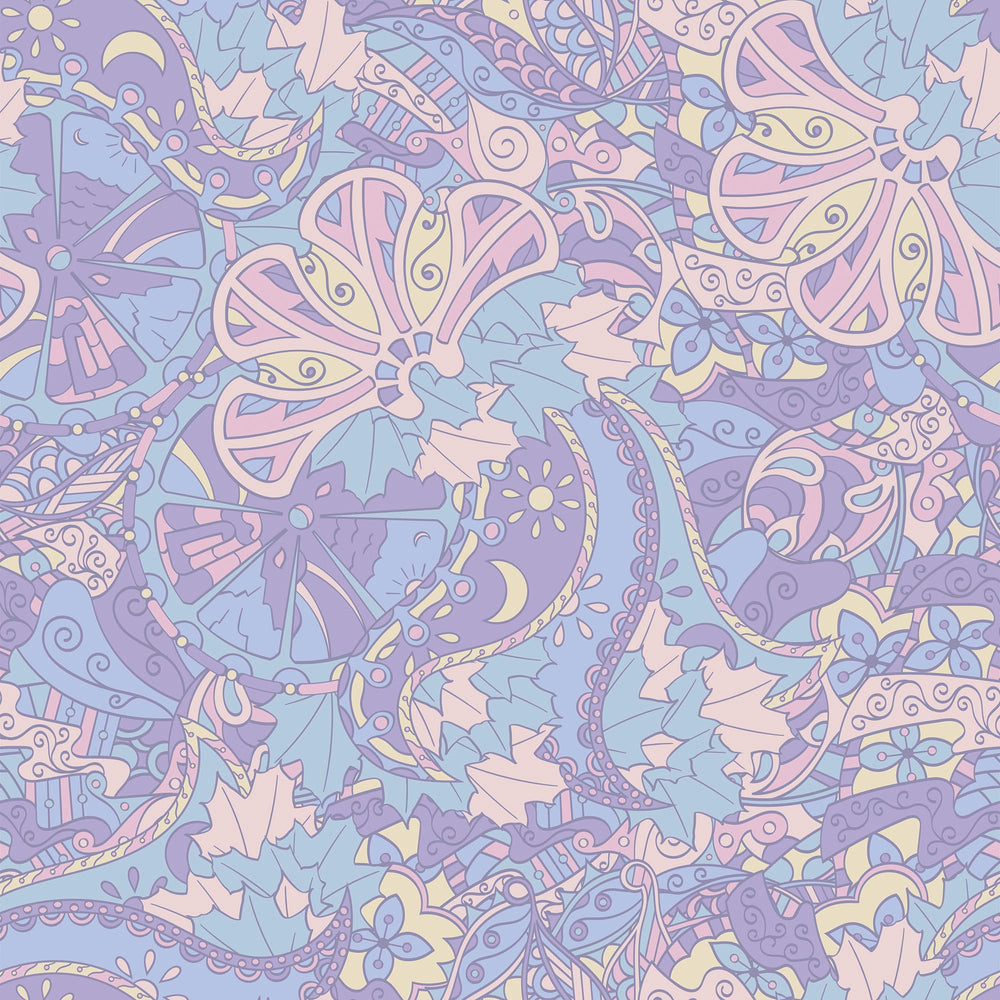 LH900509 - Mehndi Magic Wallpaper - Cool Tones - Lust Home