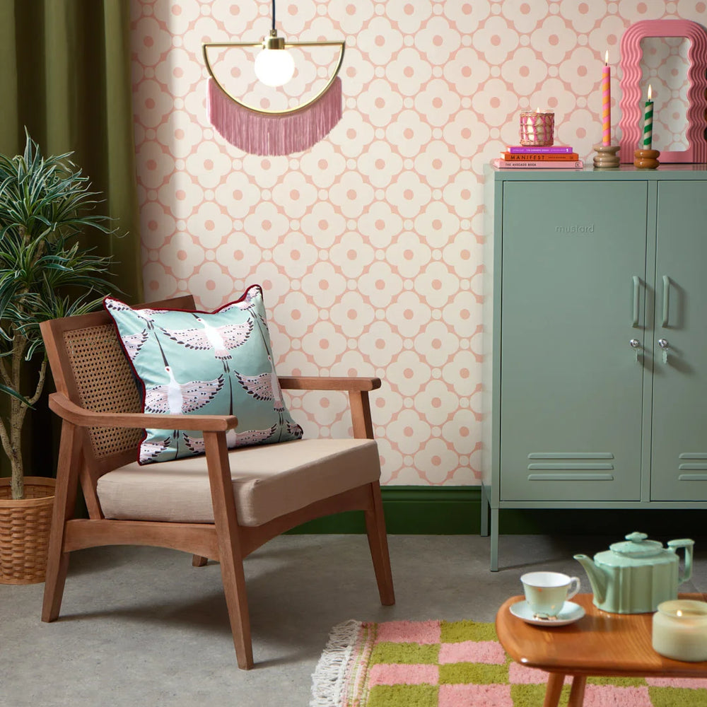 LH900517 - Hello Petal Wallpaper - Candy Floss & Cream - Lust Home