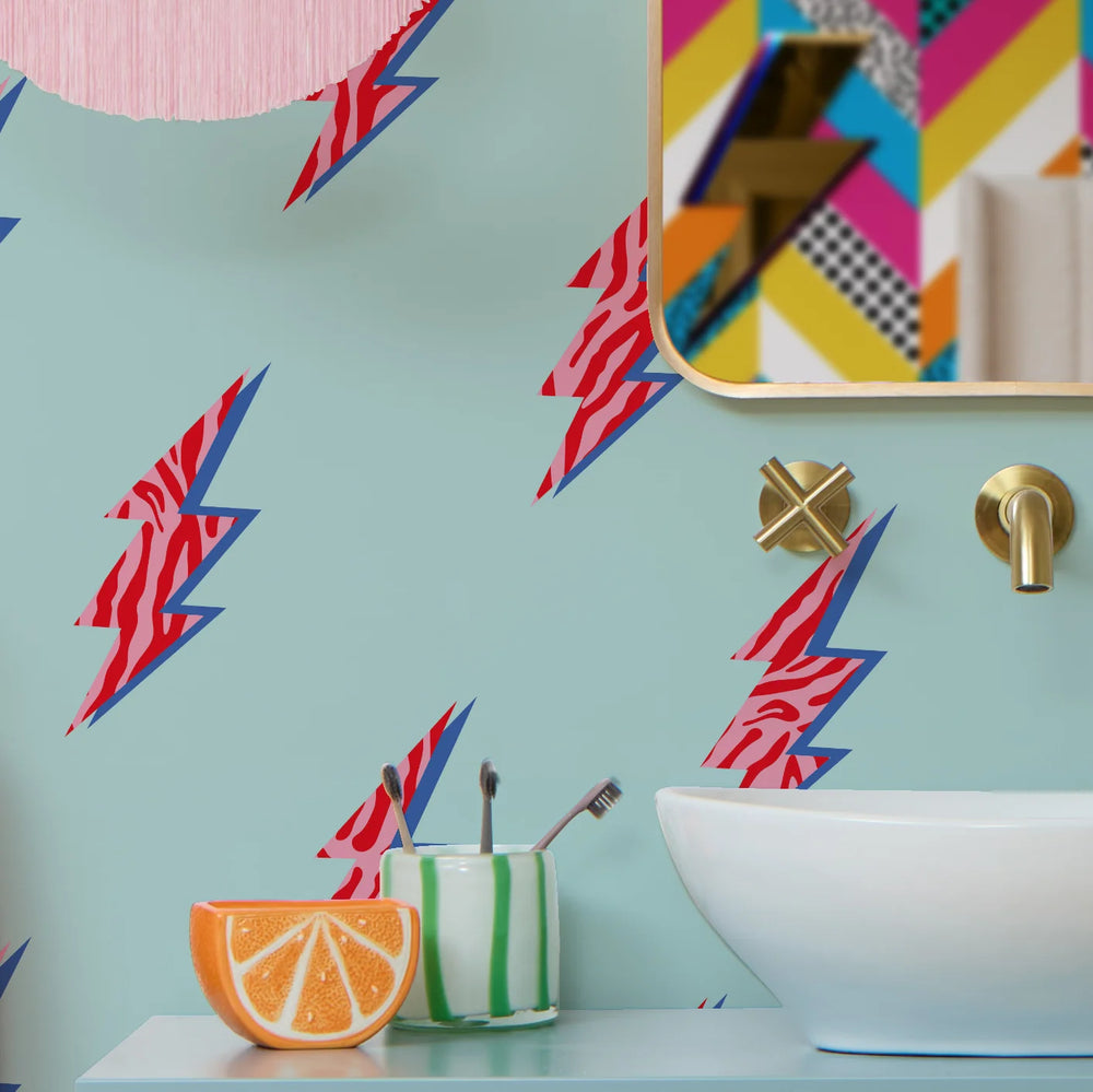 LH900534 - Flashback Wallpaper - Denim Blue - Lust Home
