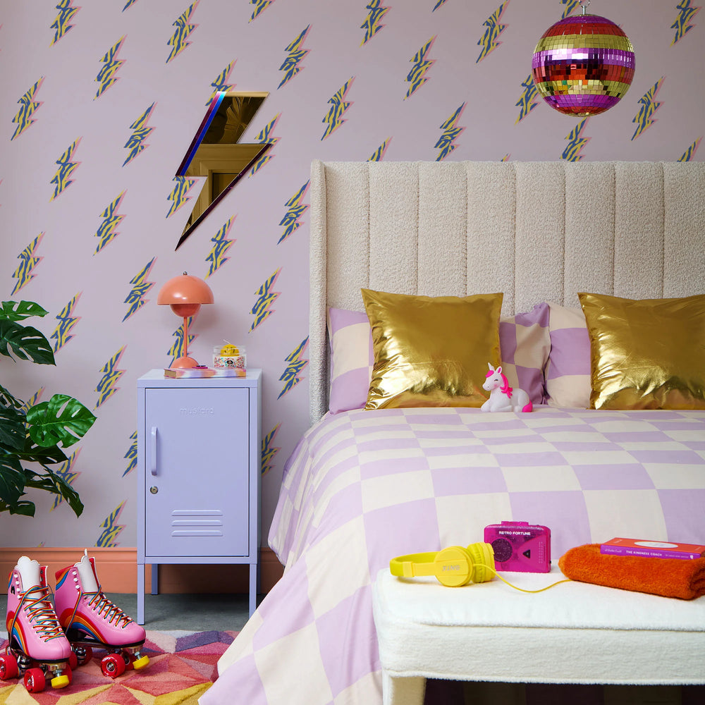 LH900535 - Flashback Wallpaper - Purple Rain - Lust Home