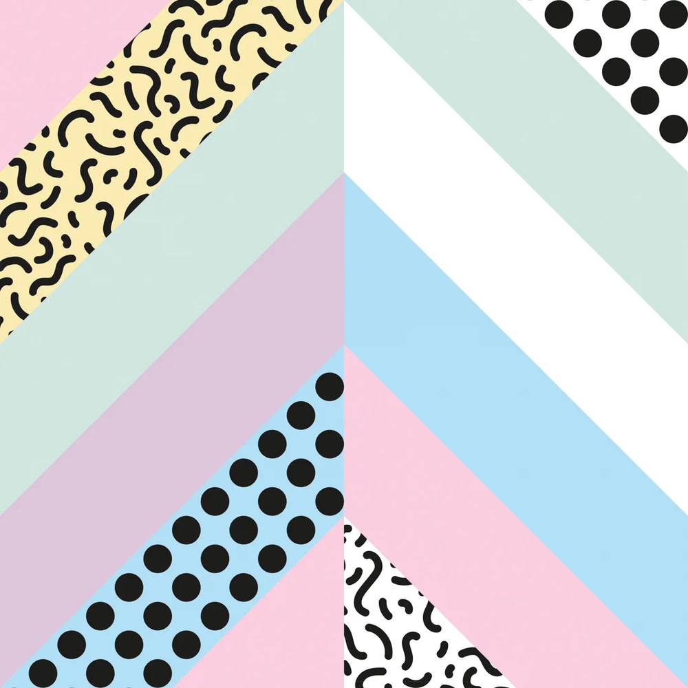 LH900539 - Shell-ectric Vibes Wallpaper - Power Pastels - Lust Home
