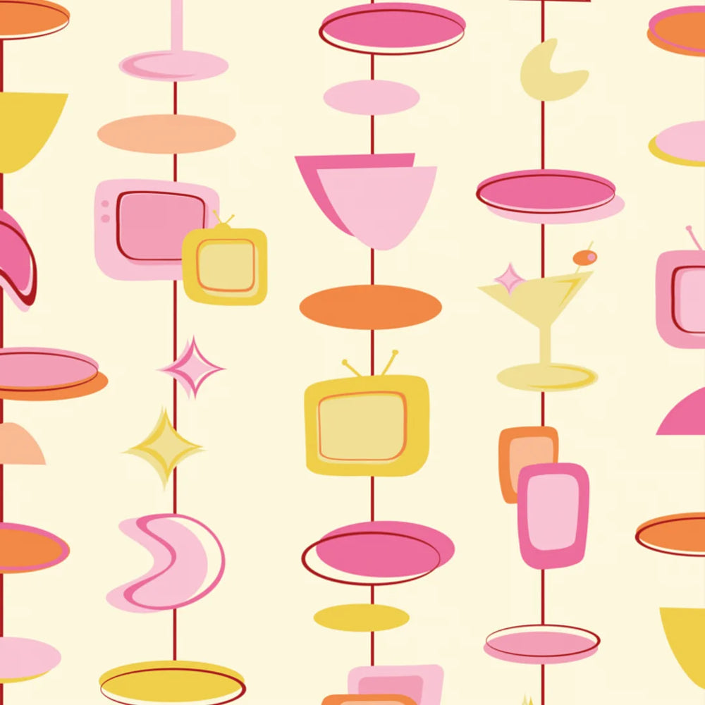 LH900578 - Happy Hour Wallpaper - Fruit Salad on Lemon Sorbet - Lust Home
