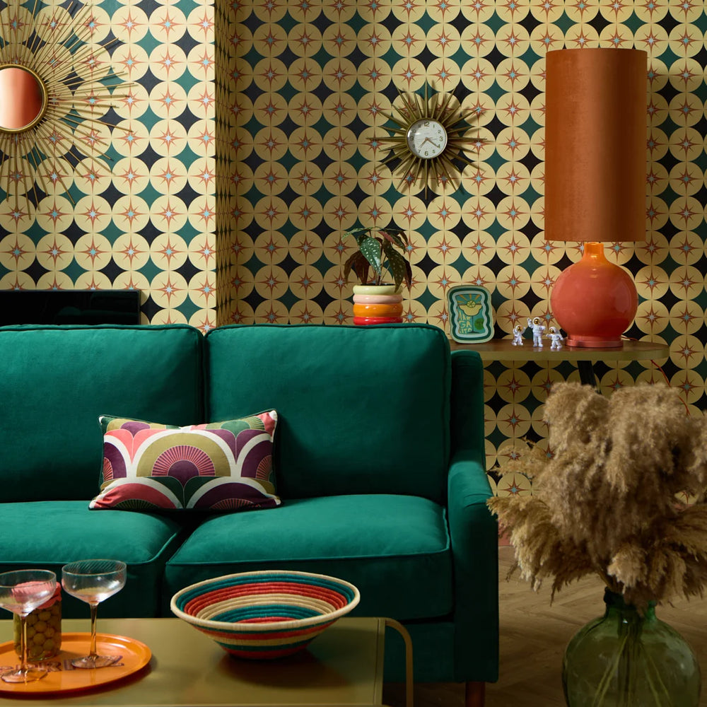 LH900585 - Starstruck Wallpaper - Custard, Plant Power & The Running Fox - Lust Home