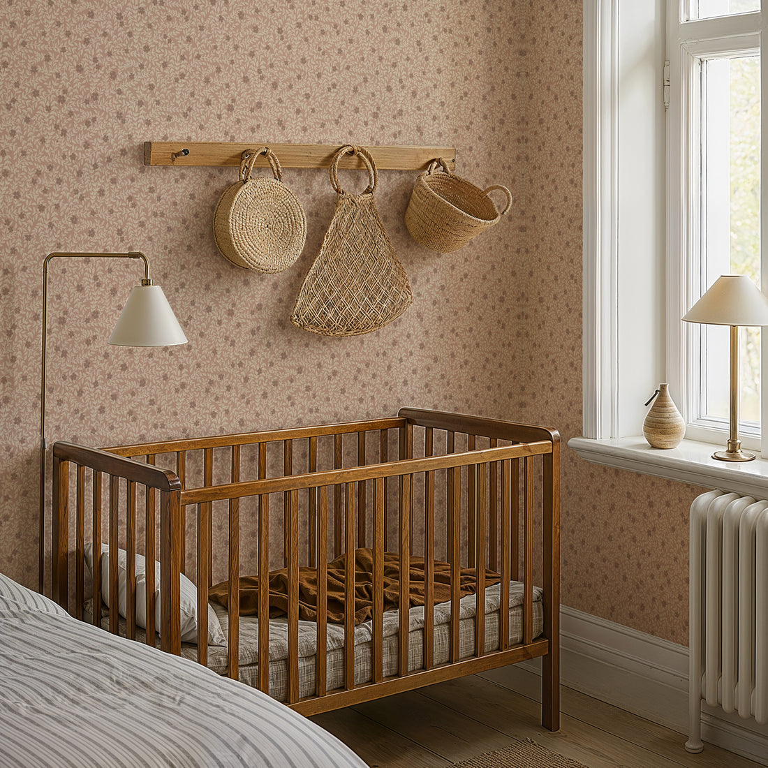Lief Wallpaper - Blush - Summer Gray