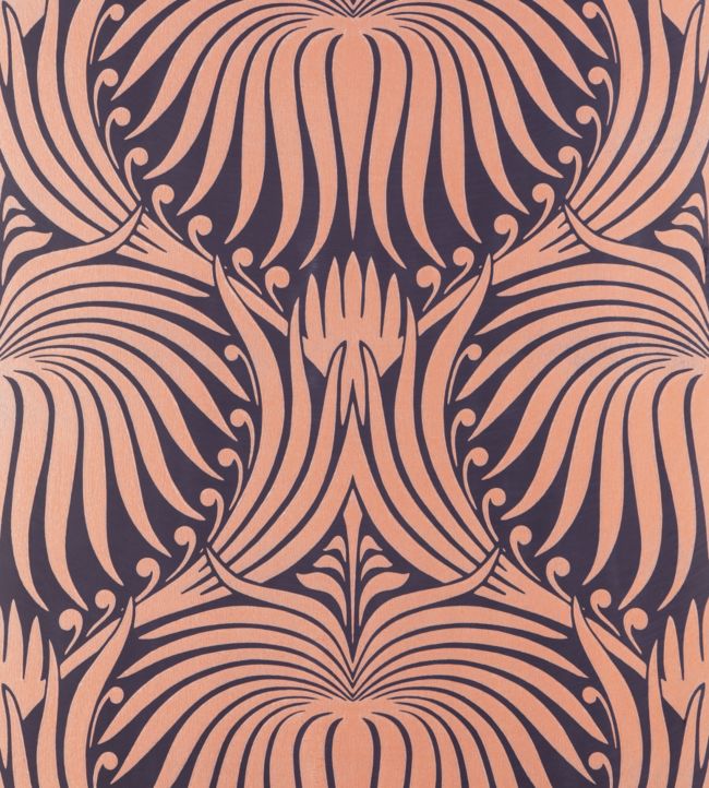 Lotus Wallpaper - Copper - 2068 - Farrow & Ball