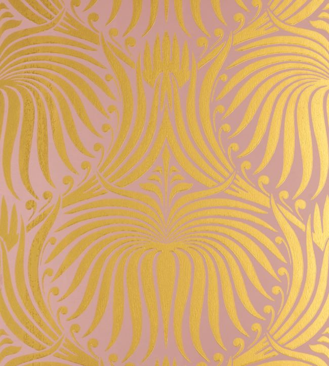 Lotus Wallpaper - Gold - 2070 - Farrow & Ball