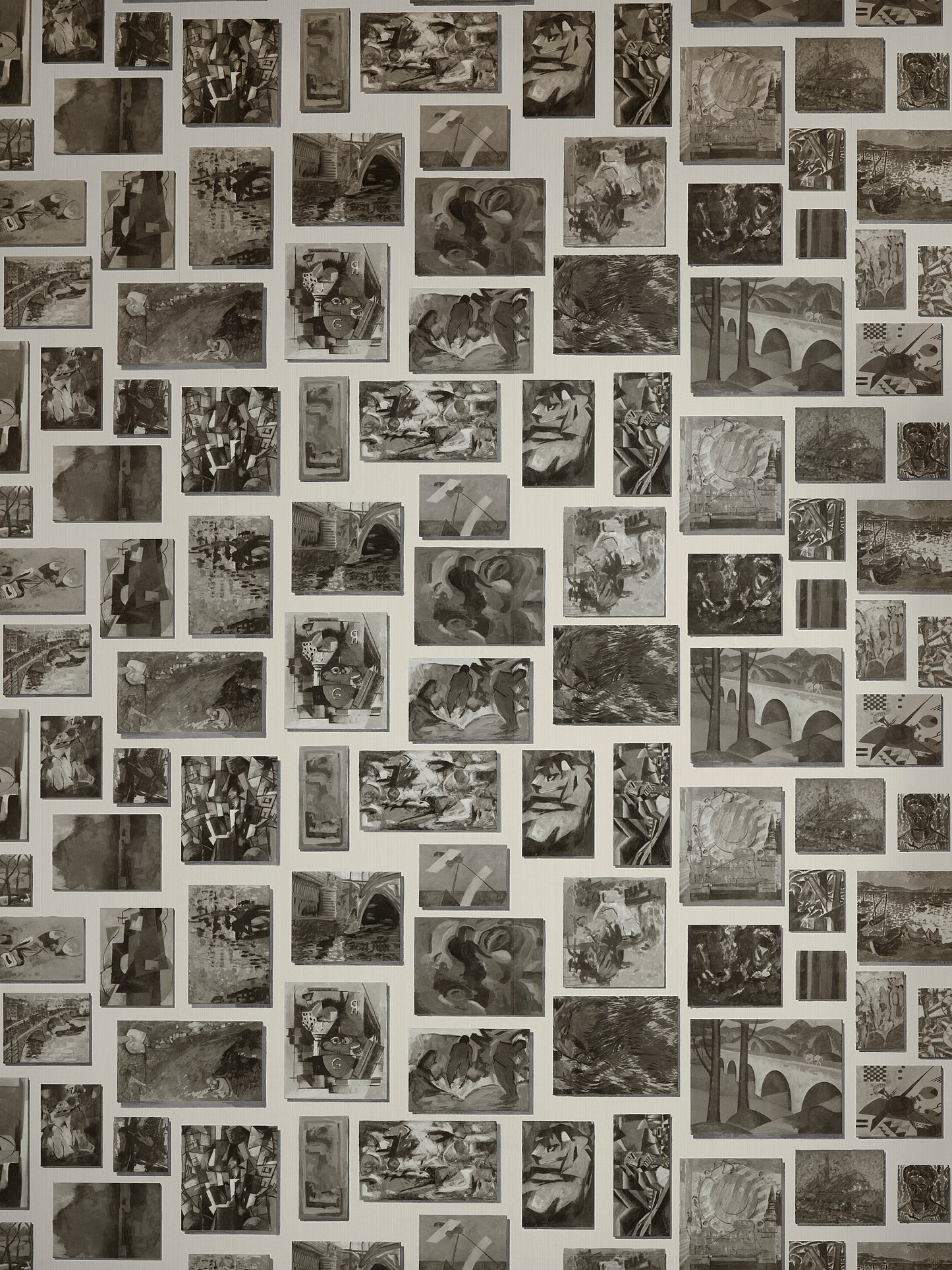 MUSROSTA - Rockefeller Wallpaper - Stone - Andrew Martin