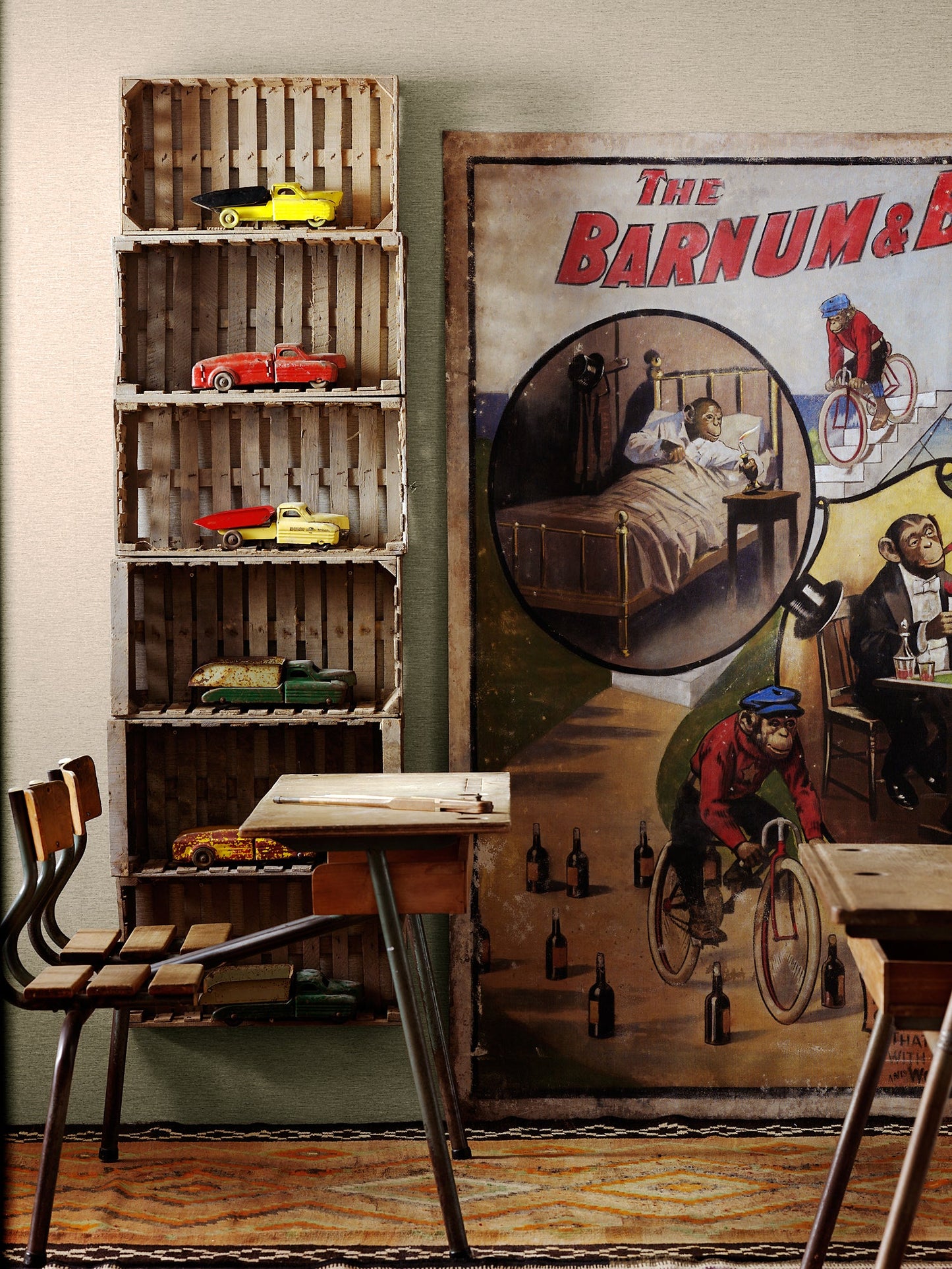 MUSSIEC - Silk Wallpaper - Ecru - Andrew Martin