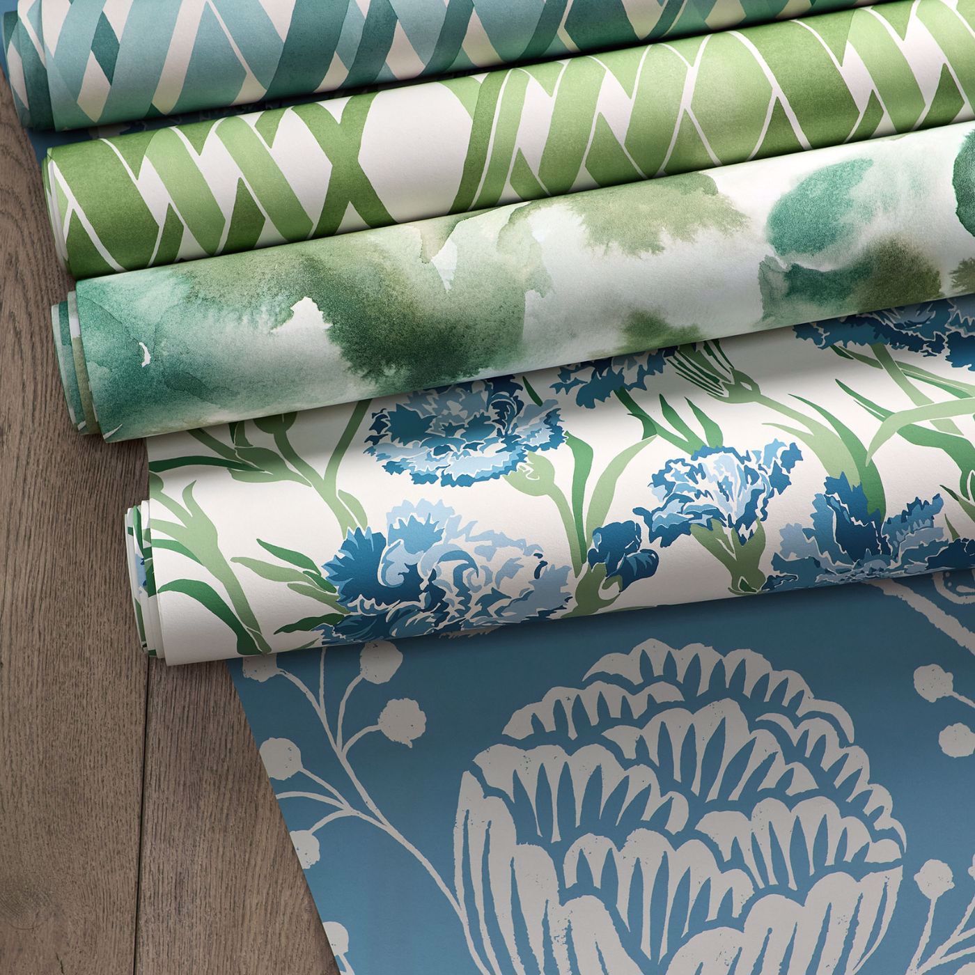 Mirabella Wallpaper - Sky/Diffused Light - HRTW113146 - Harlequin