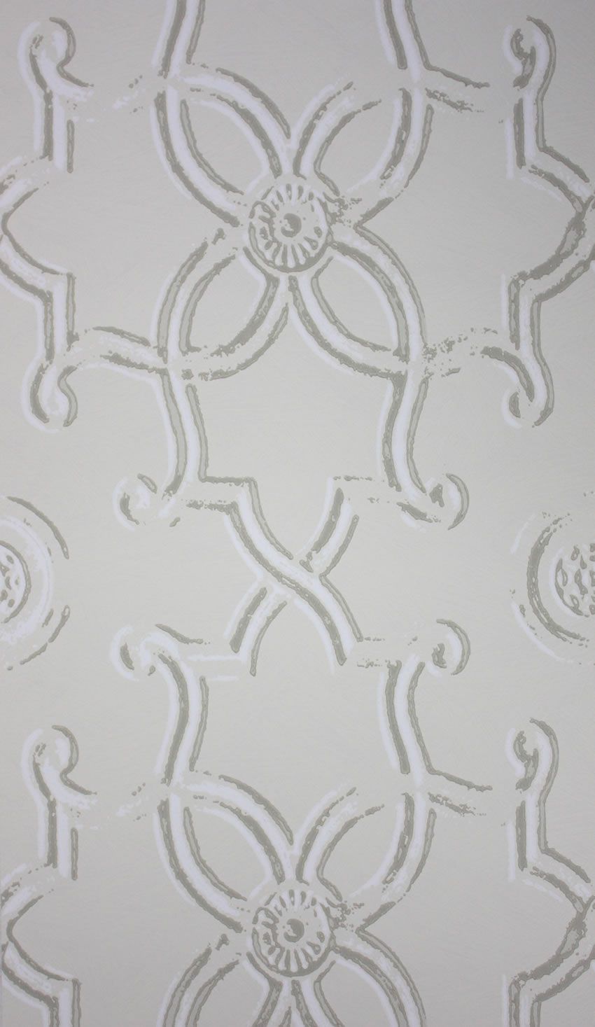 NCW4006-03 - Ornella Wallpaper - Silver - Nina Campbell
