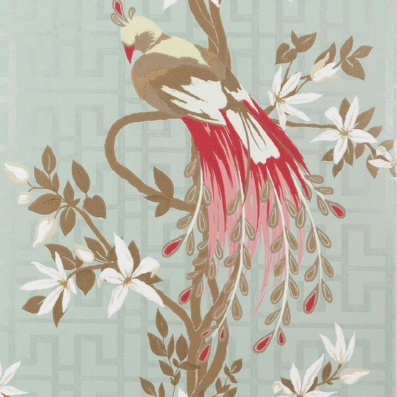 NCW4030-02 - Paradiso Wallpaper - Duck Egg - Nina Campbell