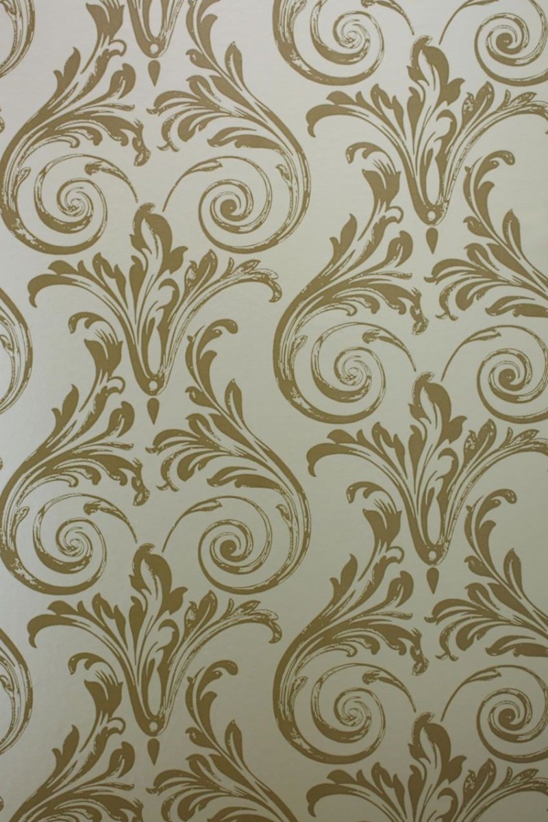 NCW4034-05 - Convivio Wallpaper - Gold - Nina Campbell