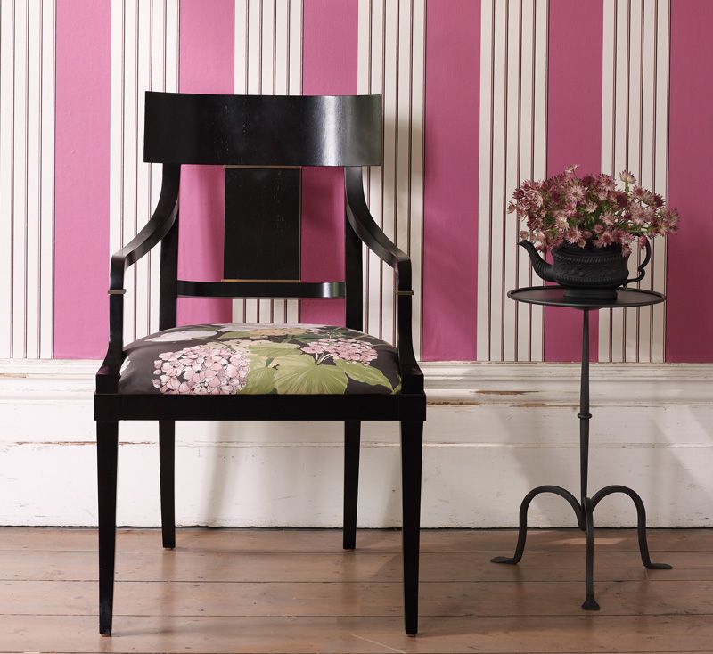 NCW4061-07 - Bicton Wallpaper - Red - Nina Campbell