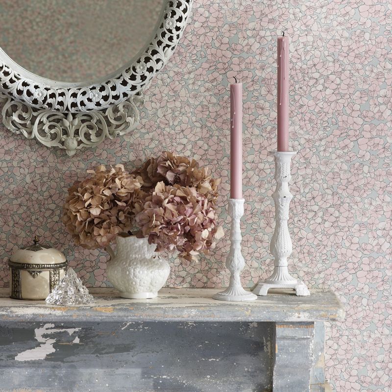 NCW4063-05 - Bowhill Wallpaper - Gold - Nina Campbell