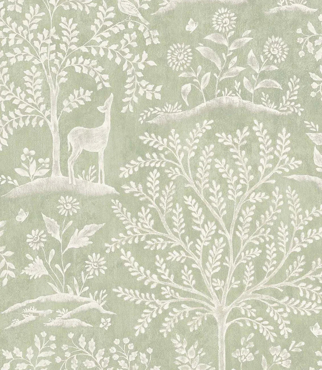 NCW4490-04 - Foret Wallpaper - Green - Nina Campbell