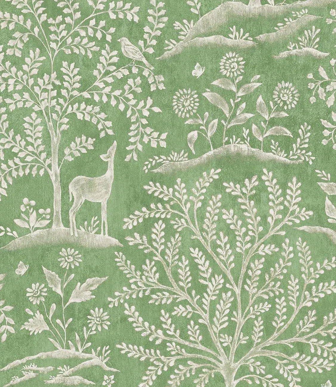 NCW4490-05 - Foret Wallpaper - Emerald - Nina Campbell