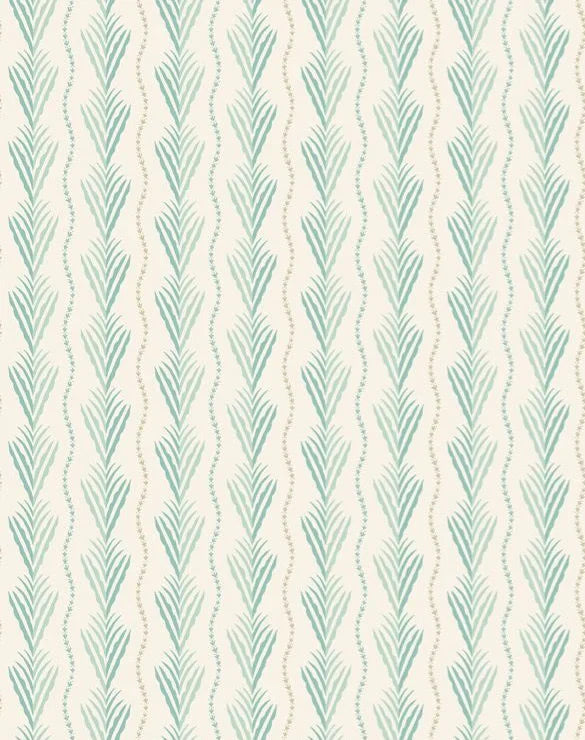 NCW4494-02 - Meridor Wallpaper - Aqua - Nina Campbell