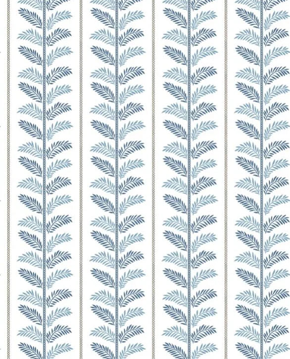 NCW4496-02 - Plumier Wallpaper - Indigo/ Blue - Nina Campbell