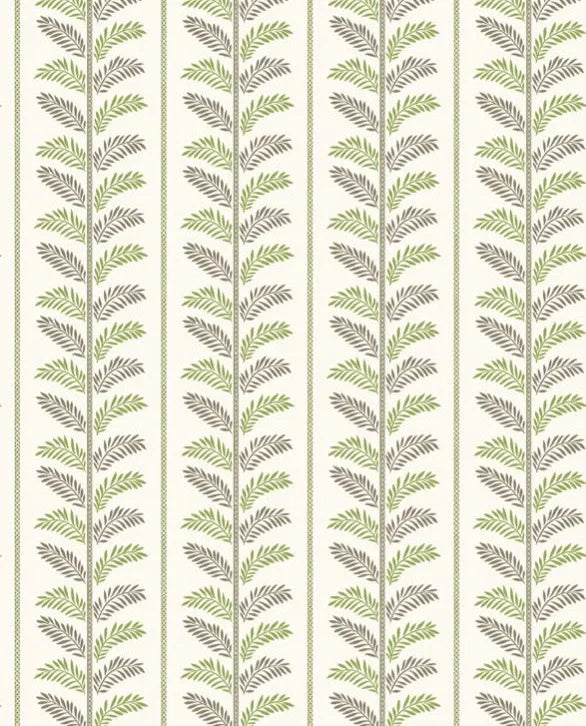 NCW4496-03 - Plumier Wallpaper - Green/Brown - Nina Campbell