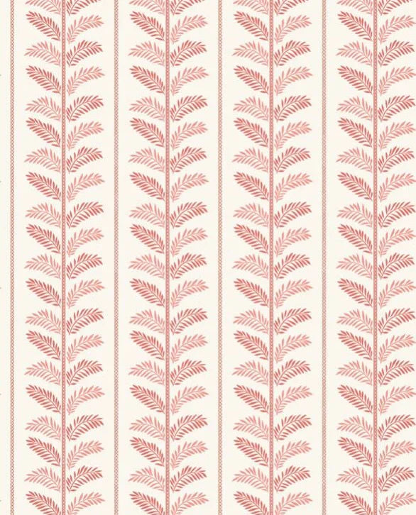 NCW4496-05 - Plumier Wallpaper - Coral/ Red - Nina Campbell