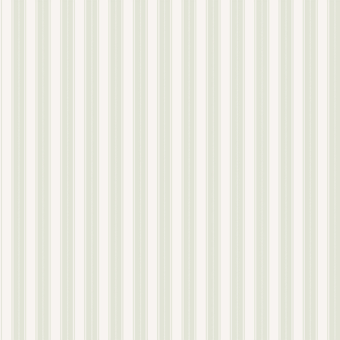 Newport Stripes Wallpaper - Green - Summer Gray