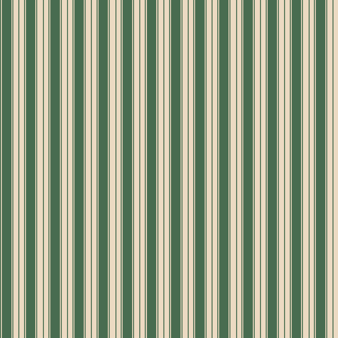 Niton Stripes Wallpaper - Green - Summer Gray