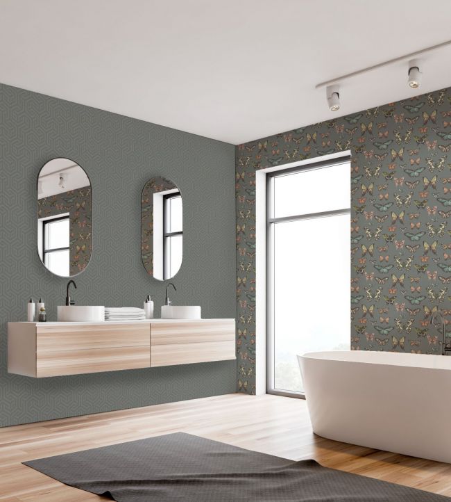 OPUS42 - Opus Wallpaper - Charcoal - Arley House