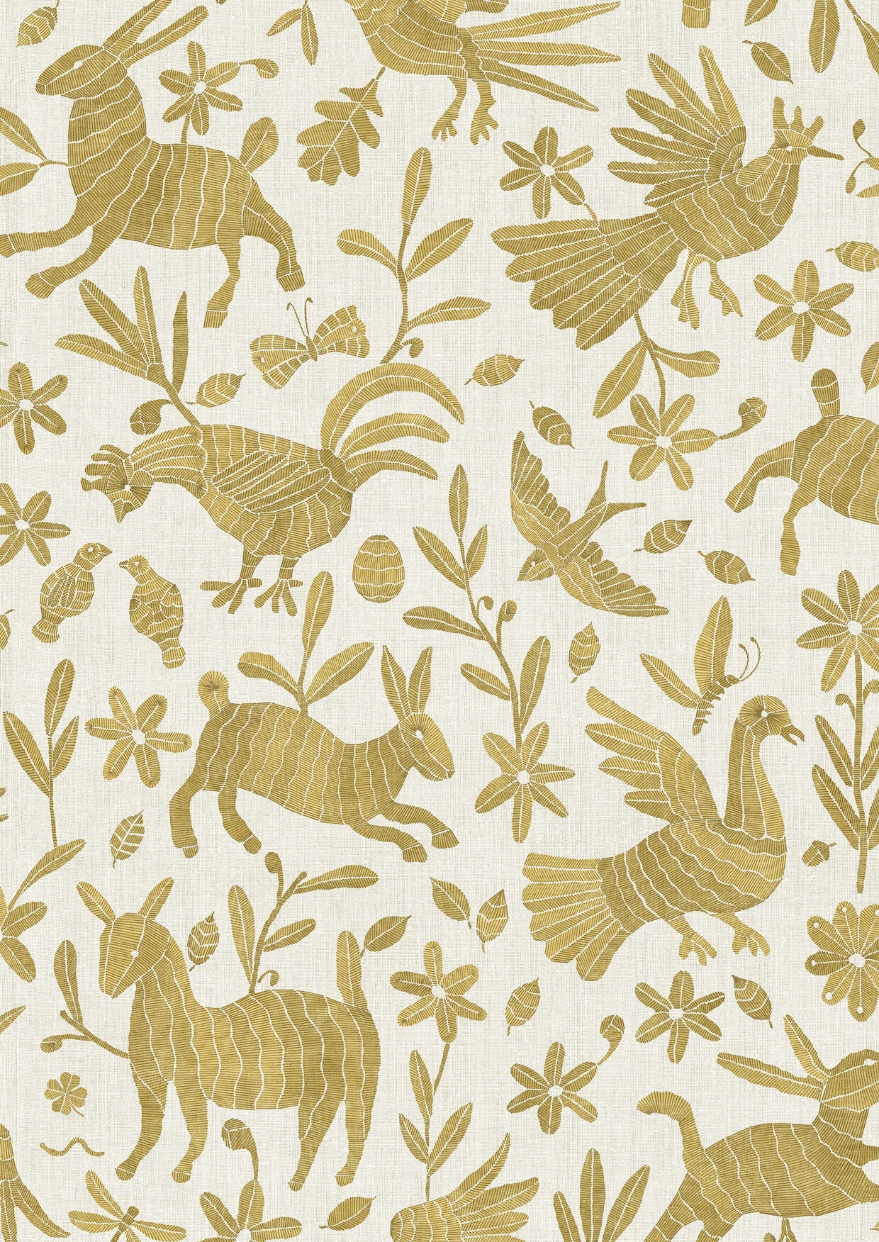Otomi Wallpaper - Chick - Lewis & Wood