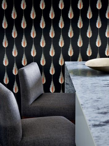 Plato Wallpaper - Black - J156W-05 - Jane Churchill