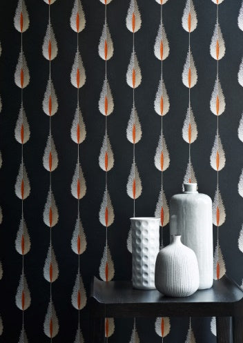 Plato Wallpaper - Black - J156W-05 - Jane Churchill
