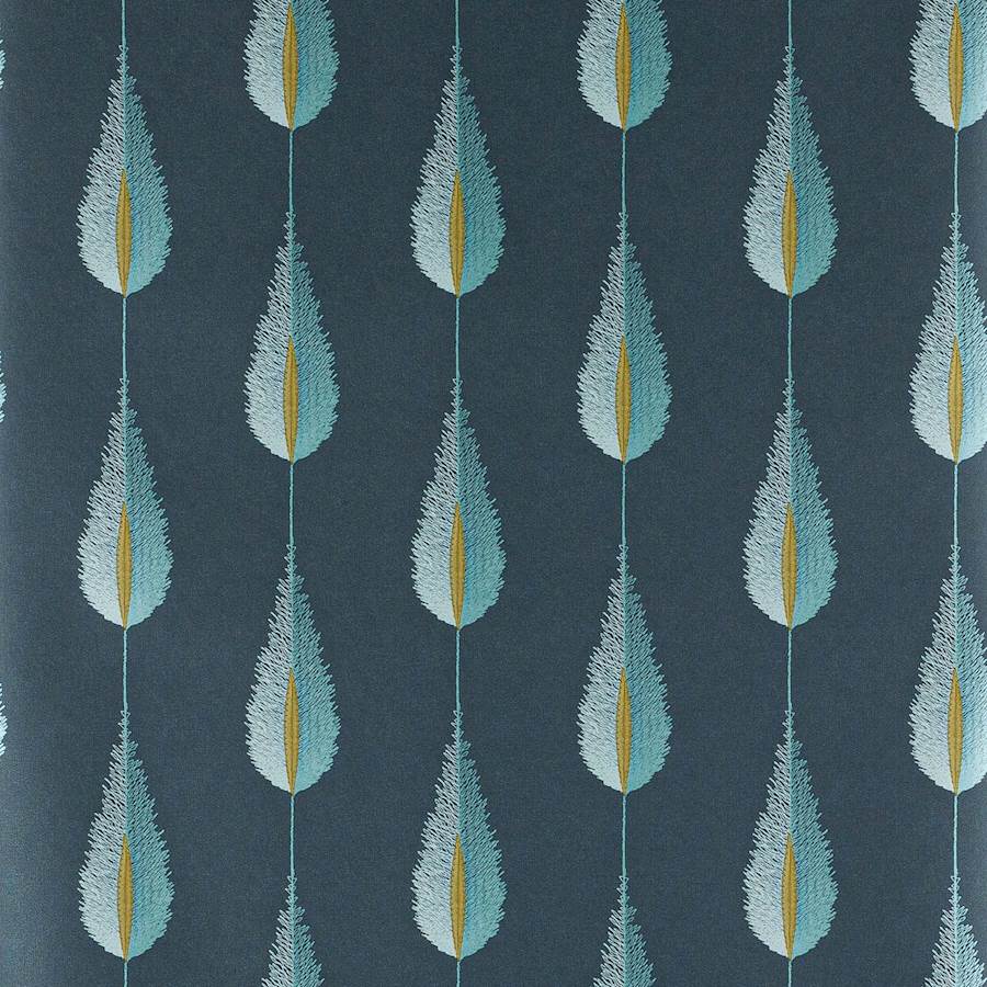 Plato Wallpaper - Peacock - J156W-08 - Jane Churchill