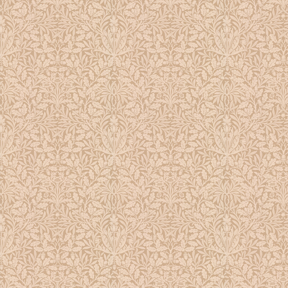 Pure Acorn Wallpaper - Vintage Brass - 217403 - Morris Wallpaper WD
