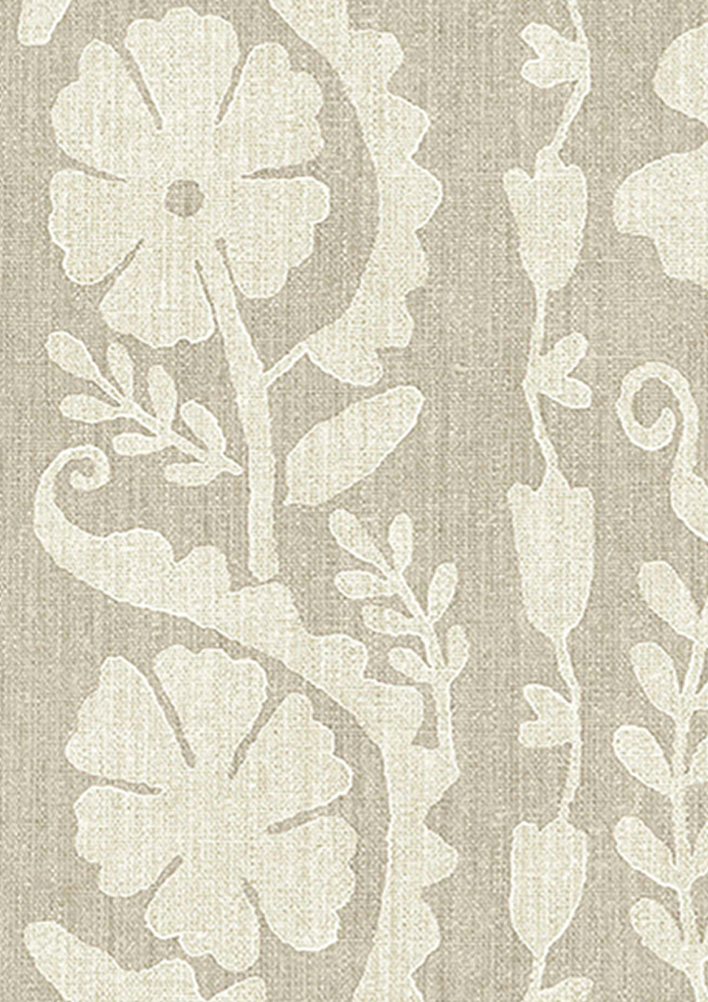Rosetta Wallpaper - Hessian - Lewis & Wood