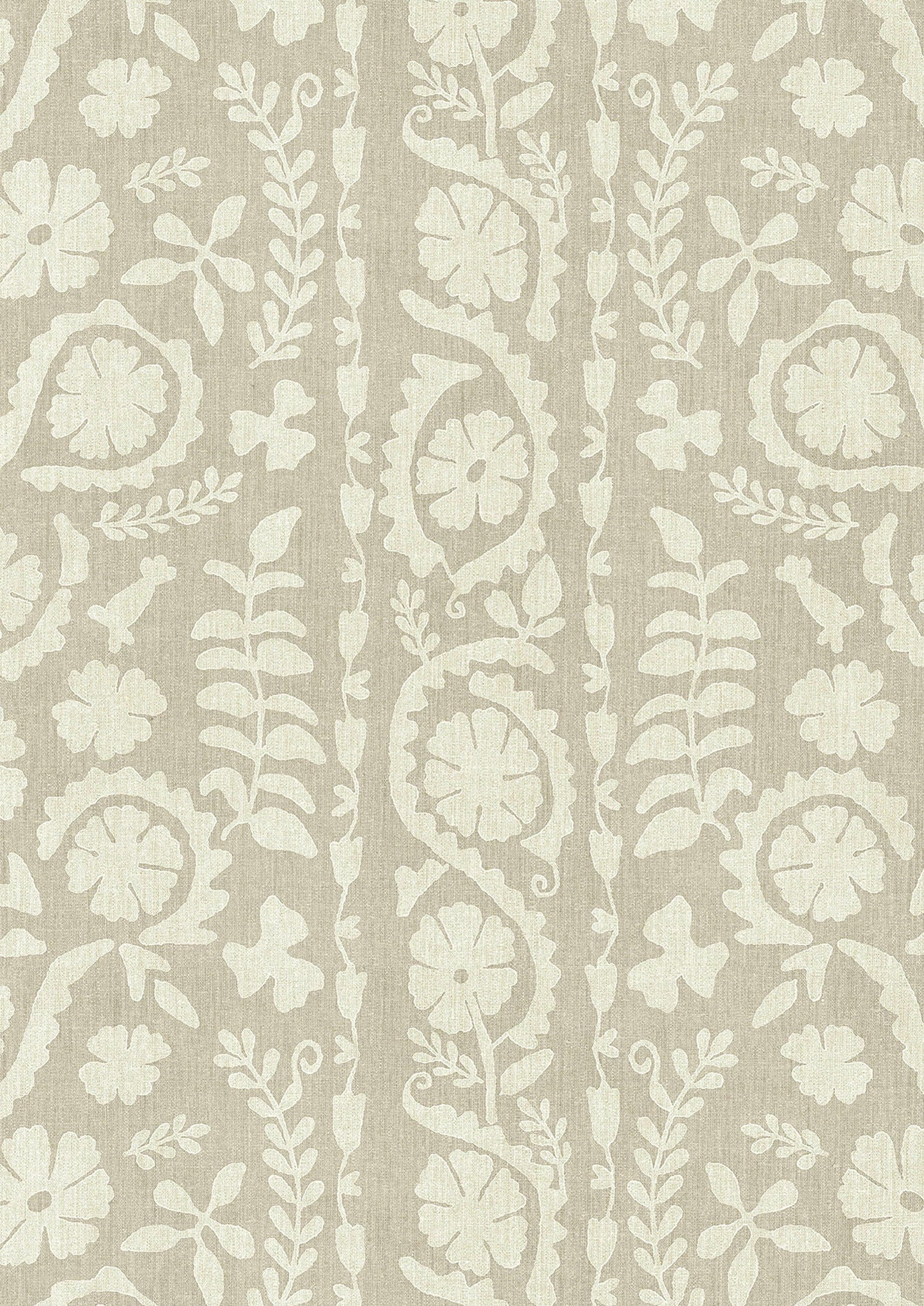 Rosetta Wallpaper - Hessian - Lewis & Wood