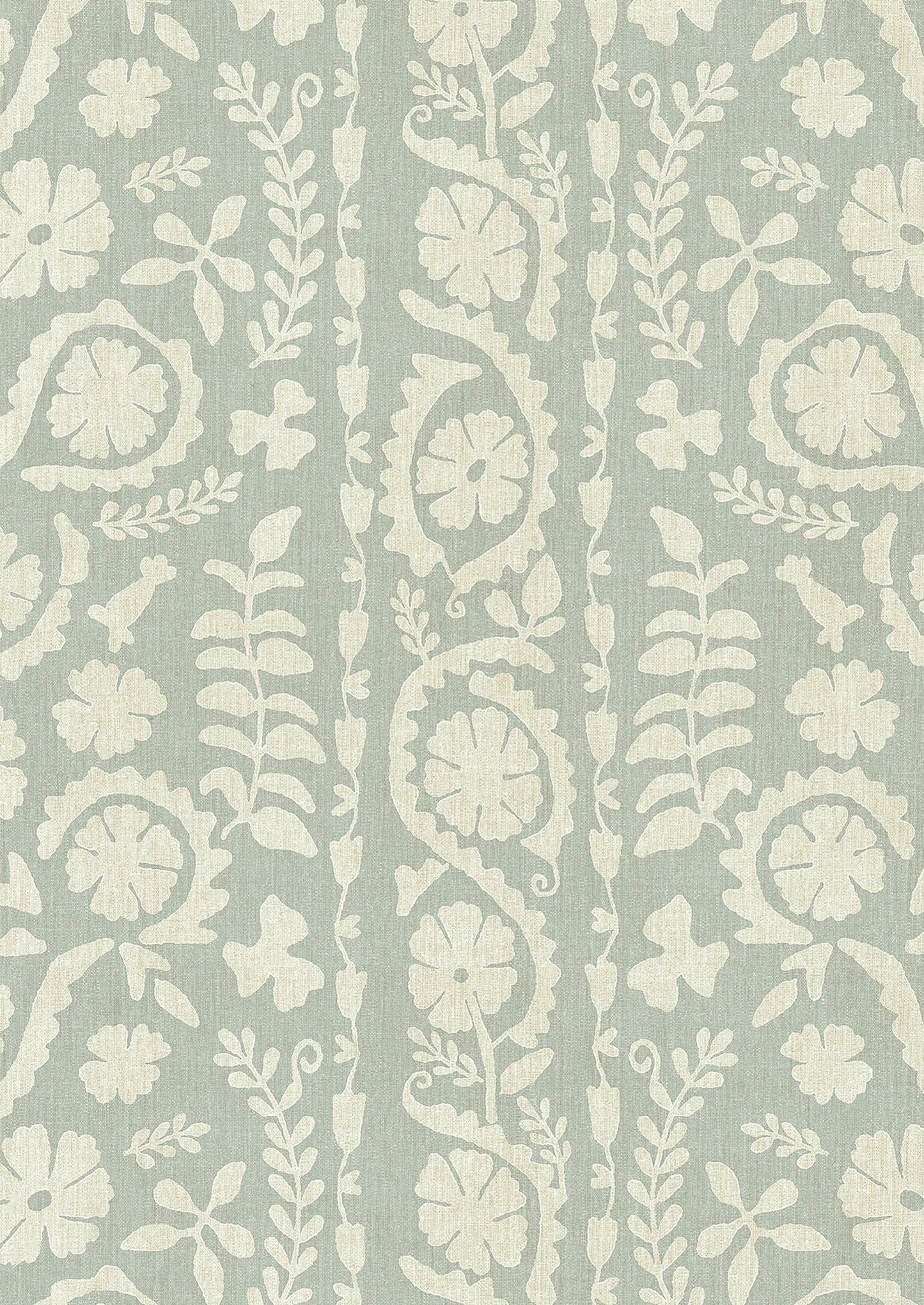 Rosetta Wallpaper - Mistletoe - Lewis & Wood