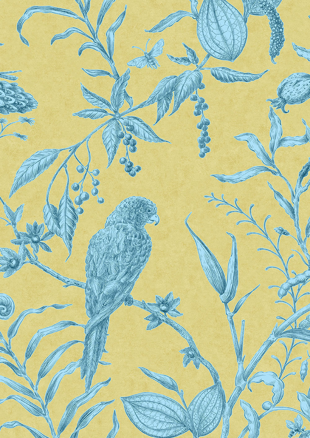 Squawk Wallpaper - Curacao - Lewis & Wood
