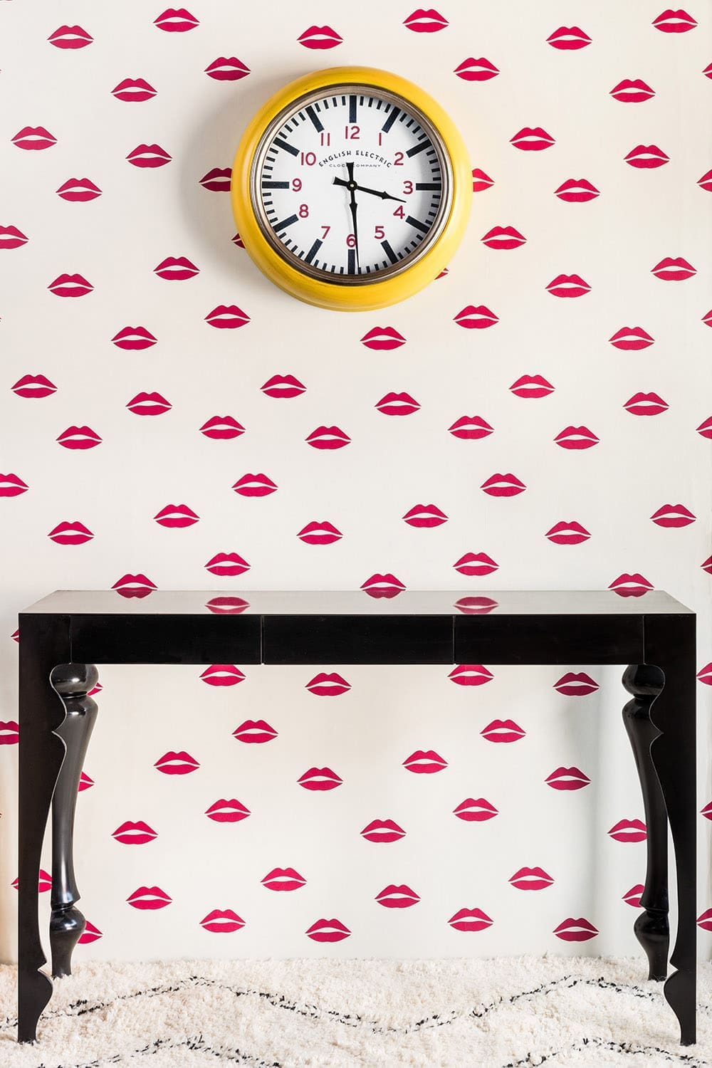 Tabitha Webb Wallpaper - Red on Cream - BG/TW02/01 - Barneby Gates