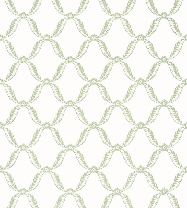 Tate Trellis Wallpaper - Green - AT57882 - Anna French