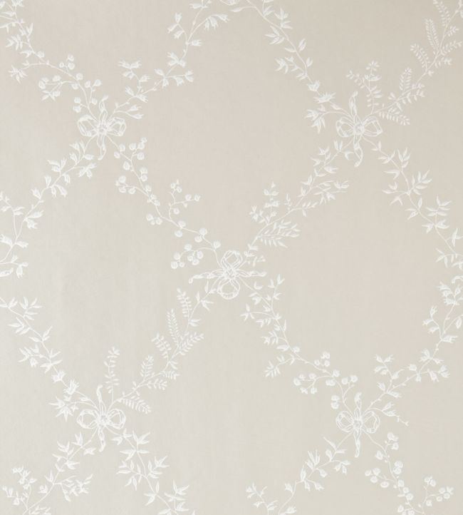 Toile Trellis Wallpaper - Skimming Stone - 620 - Farrow & Ball