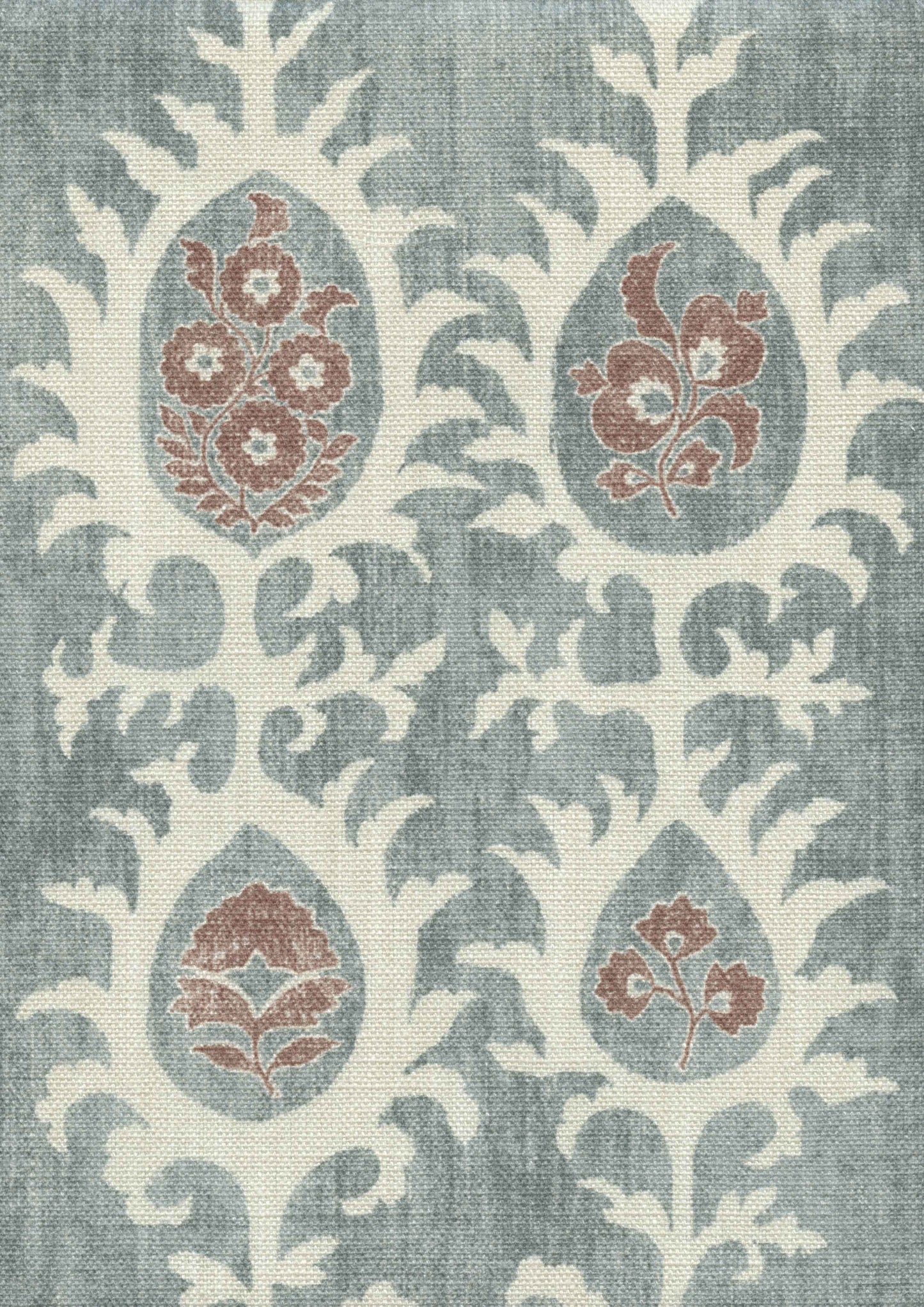 Tribal Wallpaper - Monsoon Blue - Lewis & Wood
