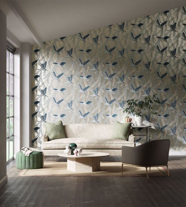 Valentina Wallpaper - Exhale /Ink - HDHW112912 - Harlequin