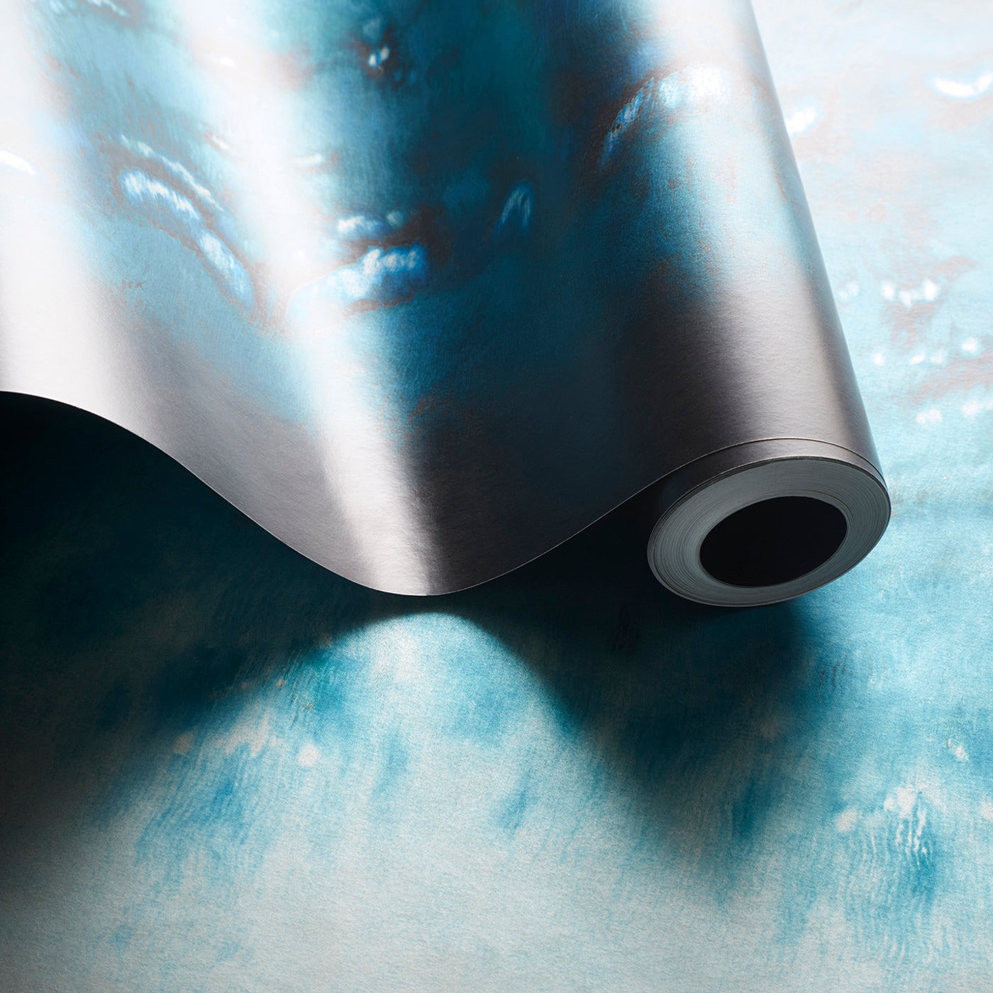 W0149/04 - Disperse Wallpaper - Teal - Clarke & Clarke
