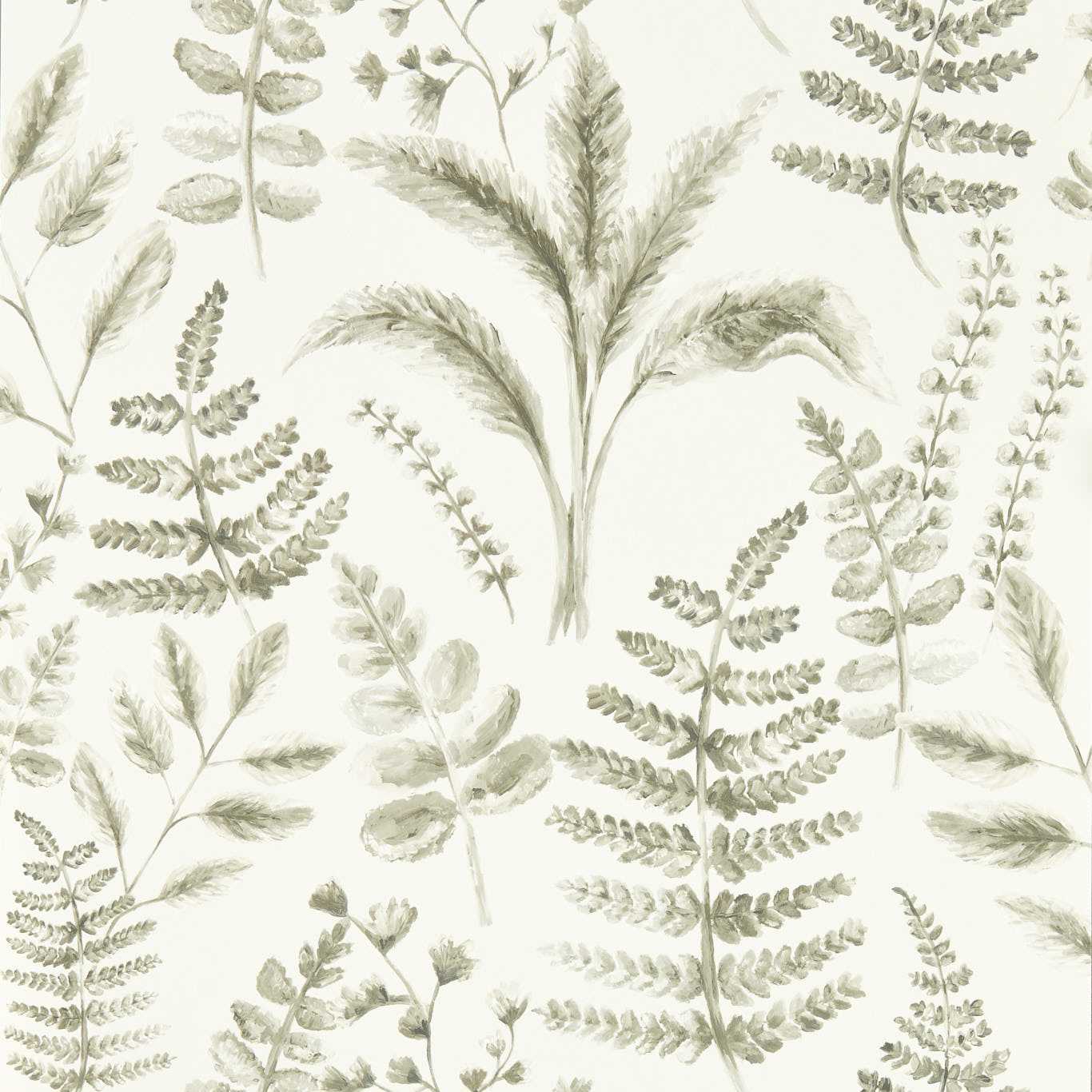 W0156/03 - Bracken Wallpaper - Natural - Clarke & Clarke