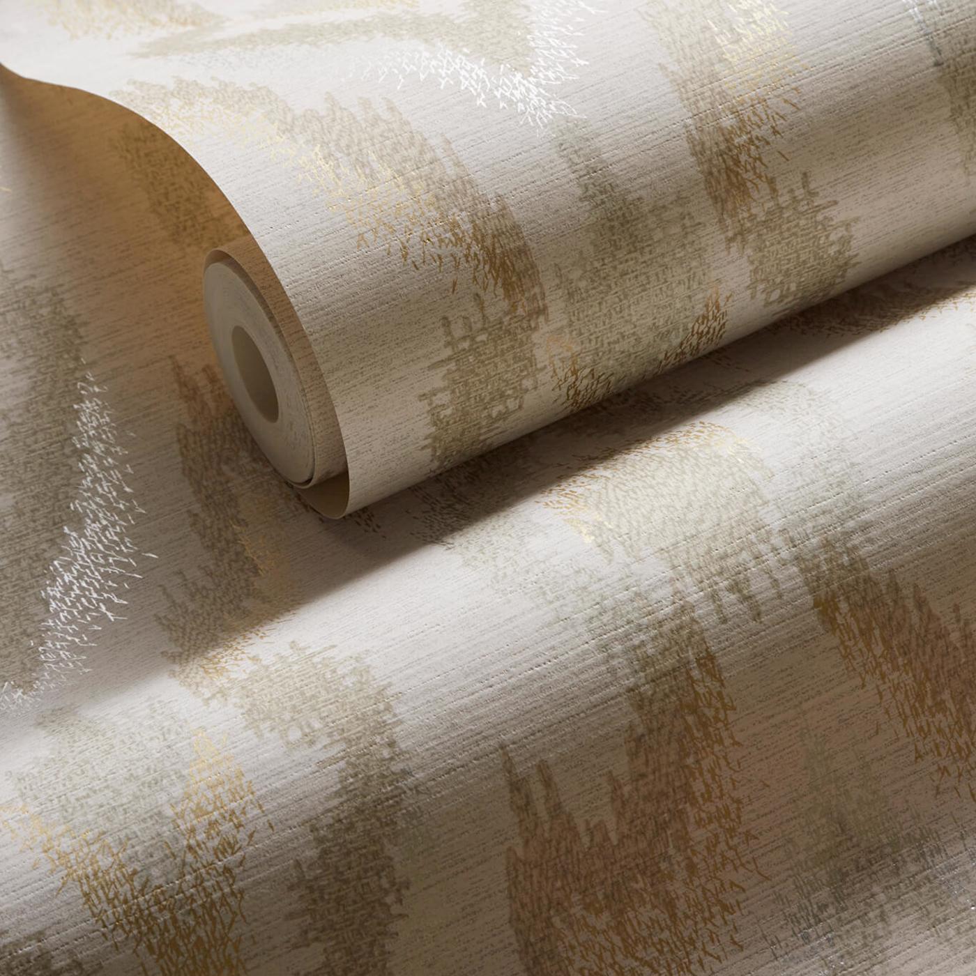 W0170/01 - Velluto Wallpaper - Linen - Clarke & Clarke