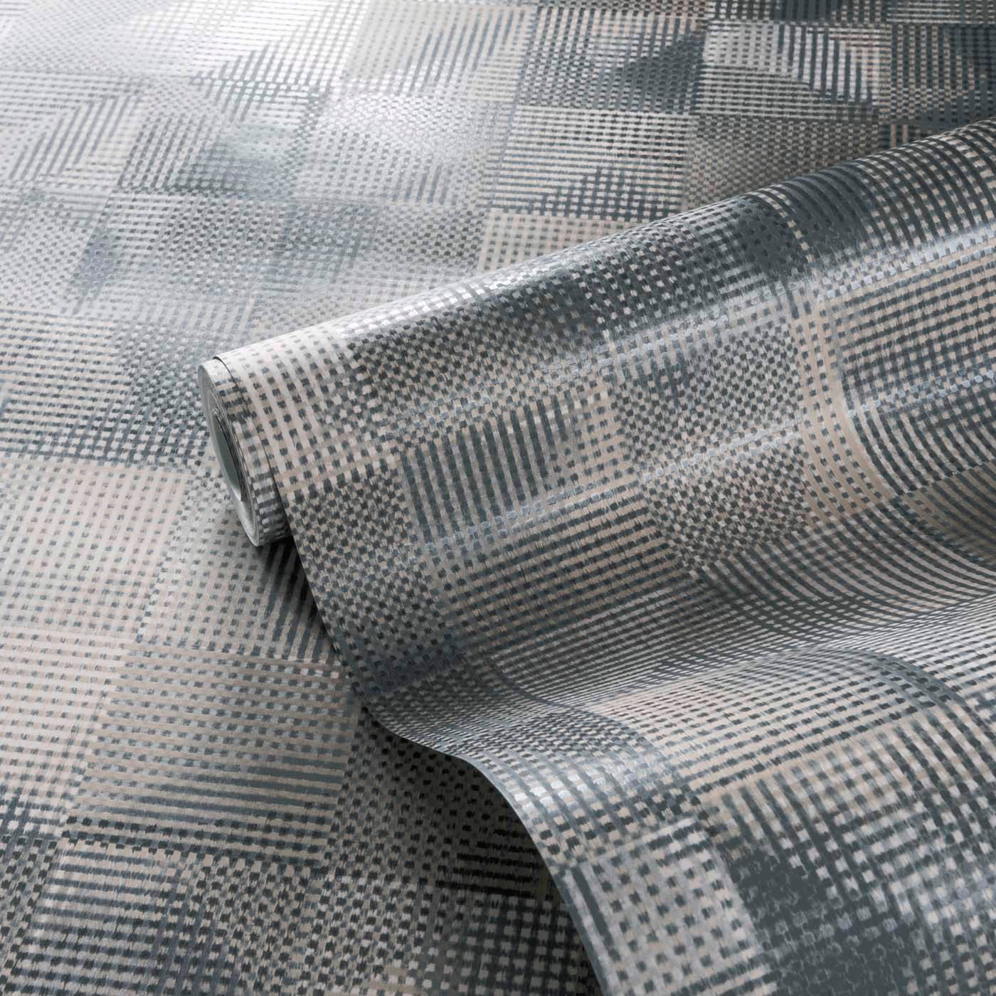 W0182/02 - Impatto Wallpaper - Midnight - Clarke & Clarke