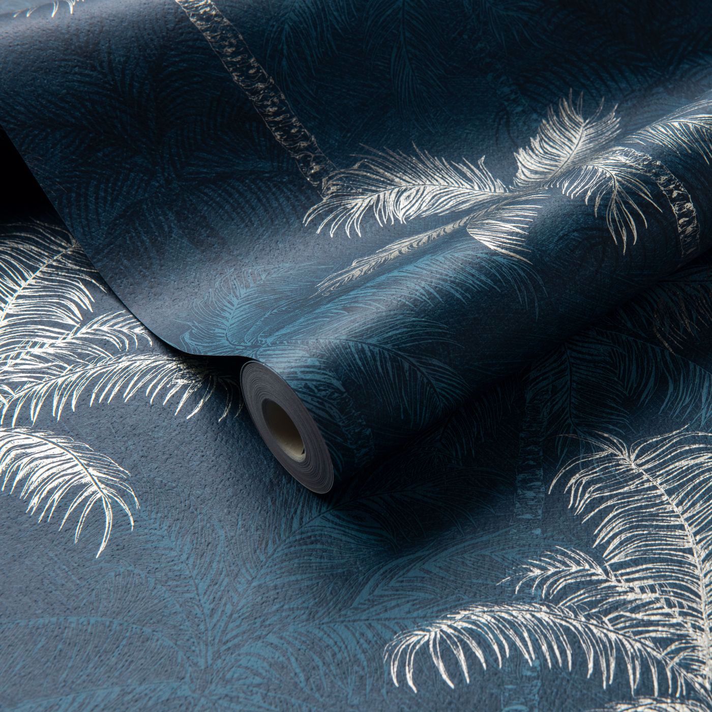 W0189/02 - Palmyra Wallpaper - Midnight - Clarke & Clarke