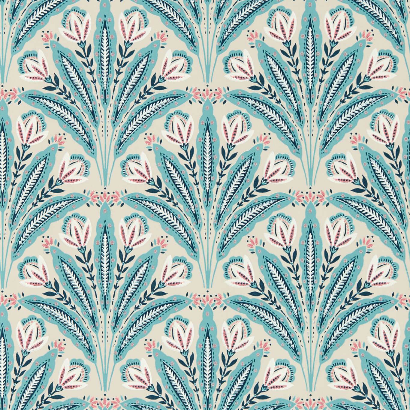 W0193/03 - Attingham Wallpaper - Mineral - Clarke & Clarke