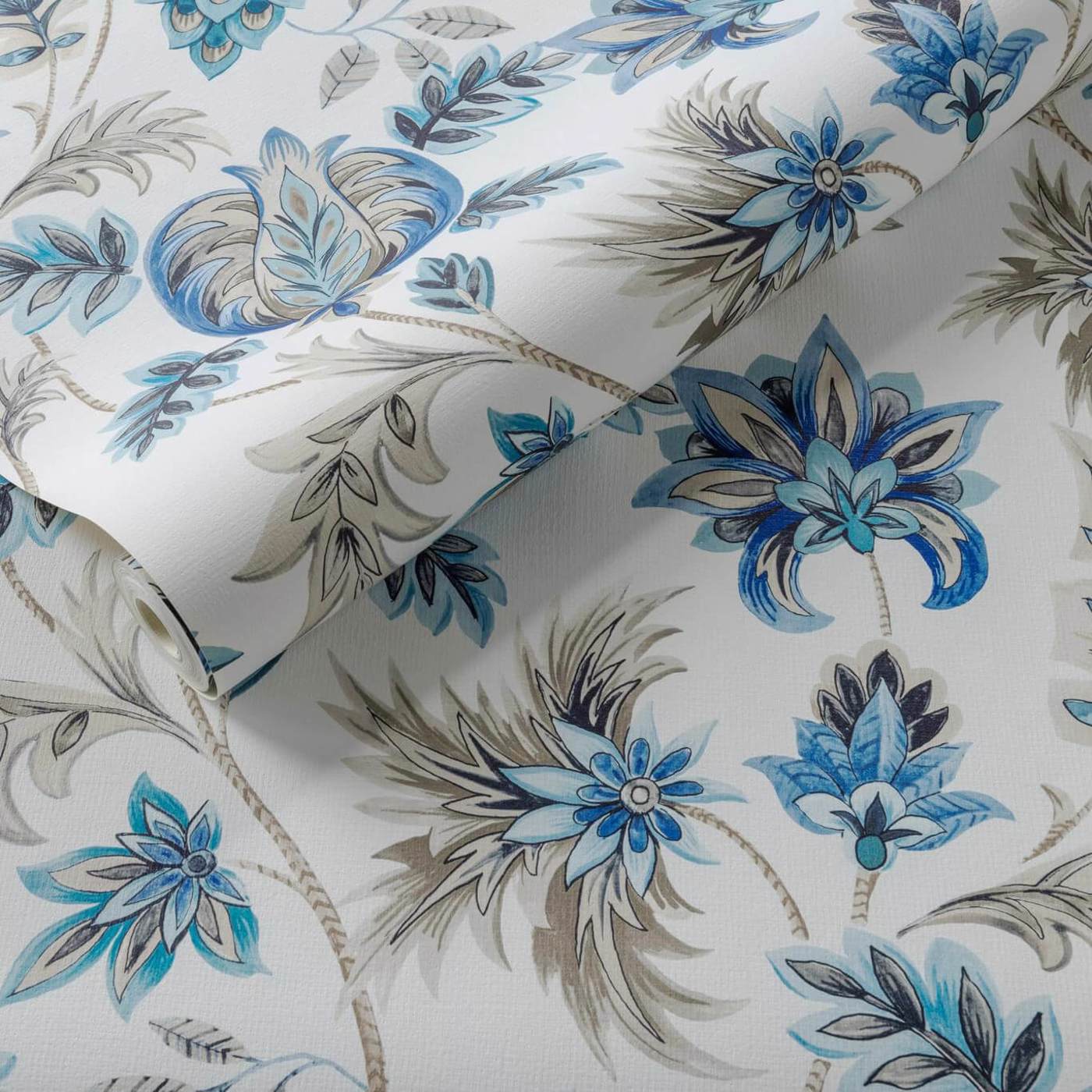 W0198/03 - Sizergh Wallpaper - Denim - Clarke & Clarke